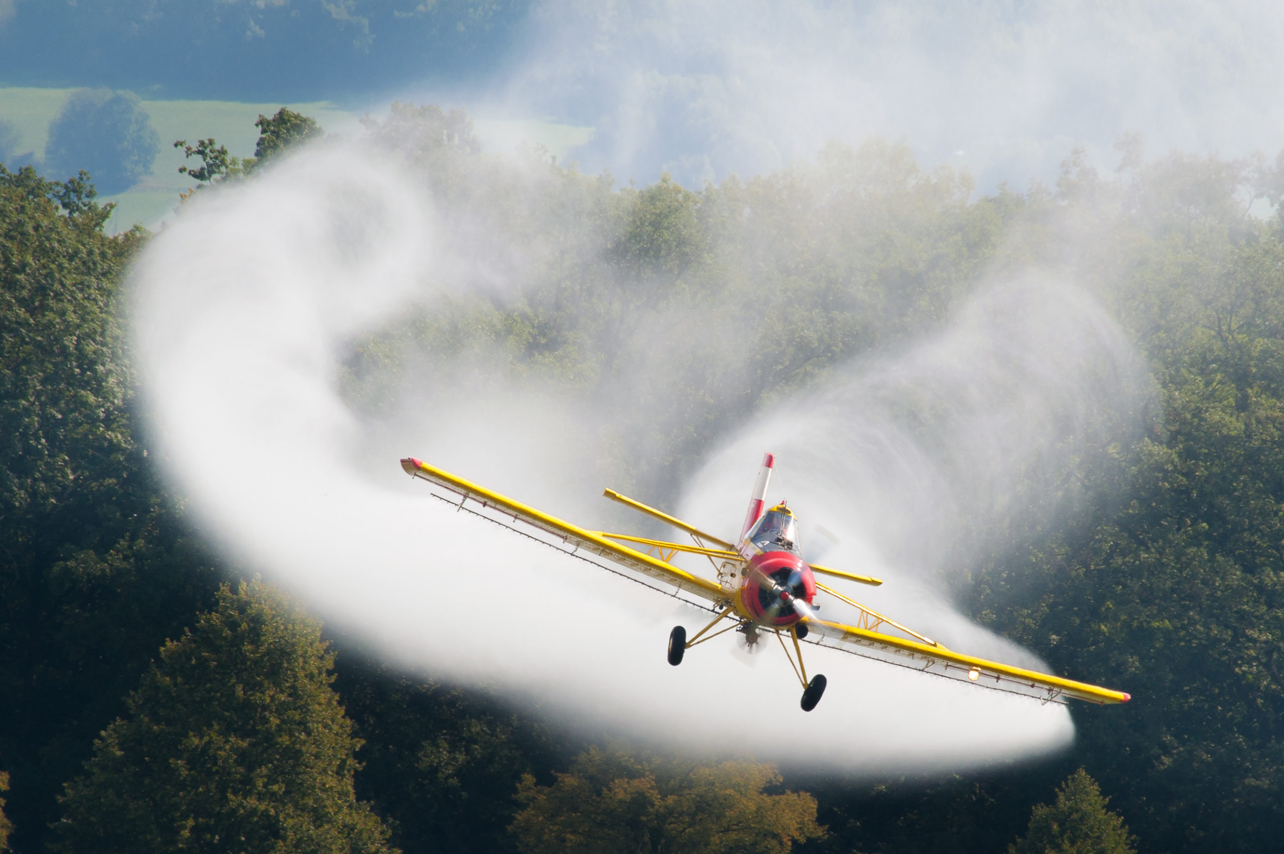 5 aeroplanes have landed to help fight locusts