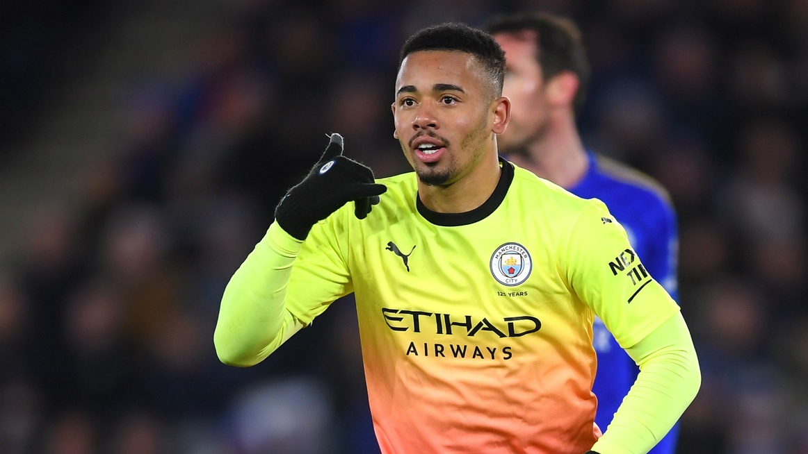 Leicester City 0-1 Manchester City: Jesus strikes late after Aguero penalty miss