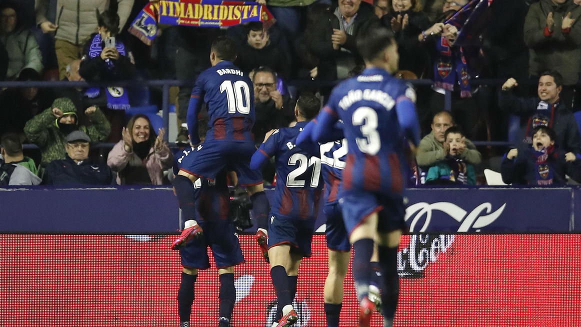 Levante 1-0 Real Madrid: Morales stuns Los Blancos as Hazard is hurt before a crucial week