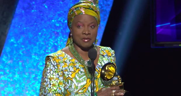 Angélique Kidjo dedicates her Grammy to Burna Boy