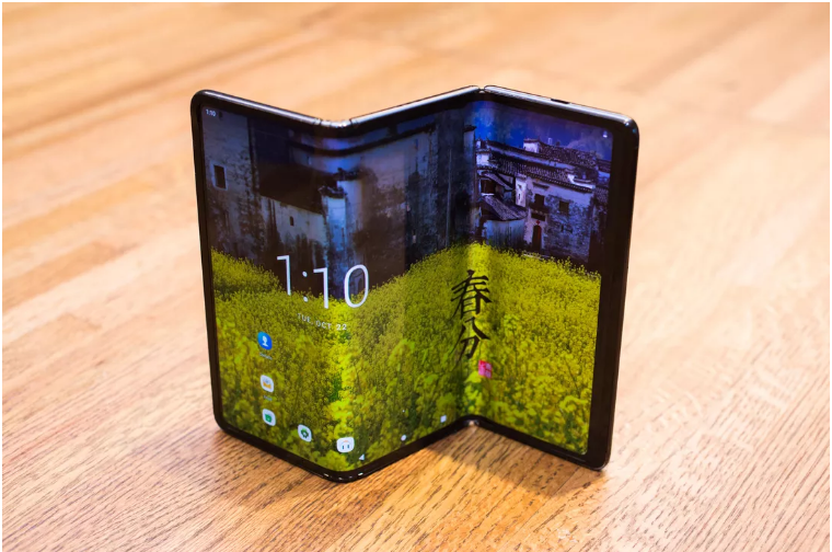 A triple folding phone