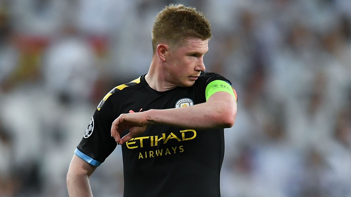 De Bruyne remains a doubt for Manchester derby