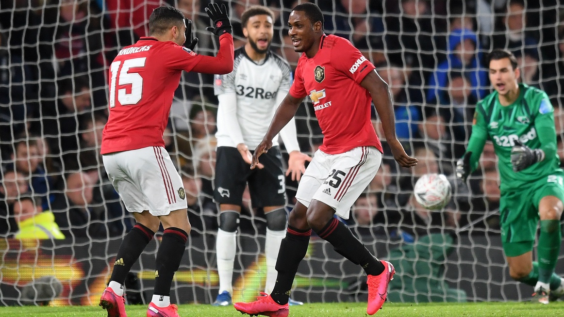 Derby County 0-3 Manchester United: Ighalo double seals FA Cup quarter-final spot