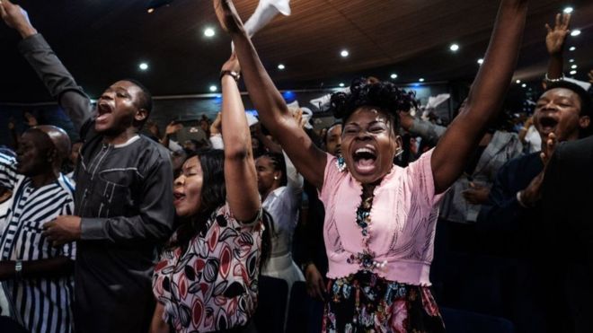 Africa’s mega-churches adjust to empty auditoriums