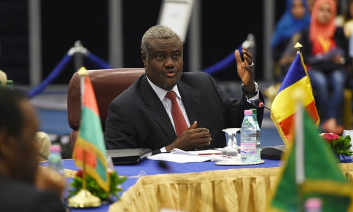 African Union boss condemns Trump for cutting WHO funding