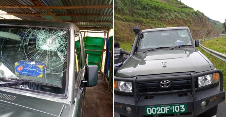 Lt. Col. Nelson Bataringaya was attacked by residents