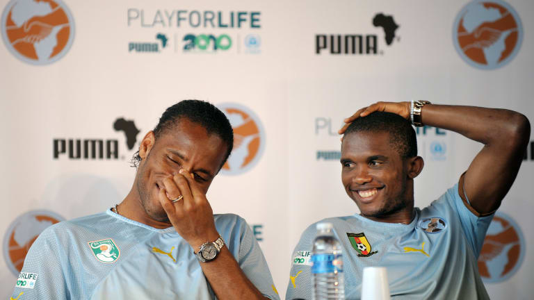 Drogba and Eto’o slam COVID-19 test trials on Africans