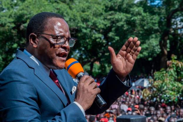 Malawi opposition leader in buoyant mood