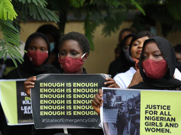 Nigerians protest against rising rape culture