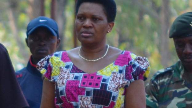 Burundi’s first lady returns after husband’s death