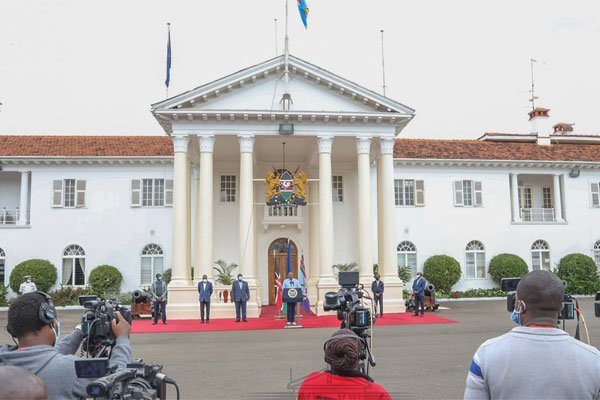 Four Kenyan State House officials test positive for coronavirus