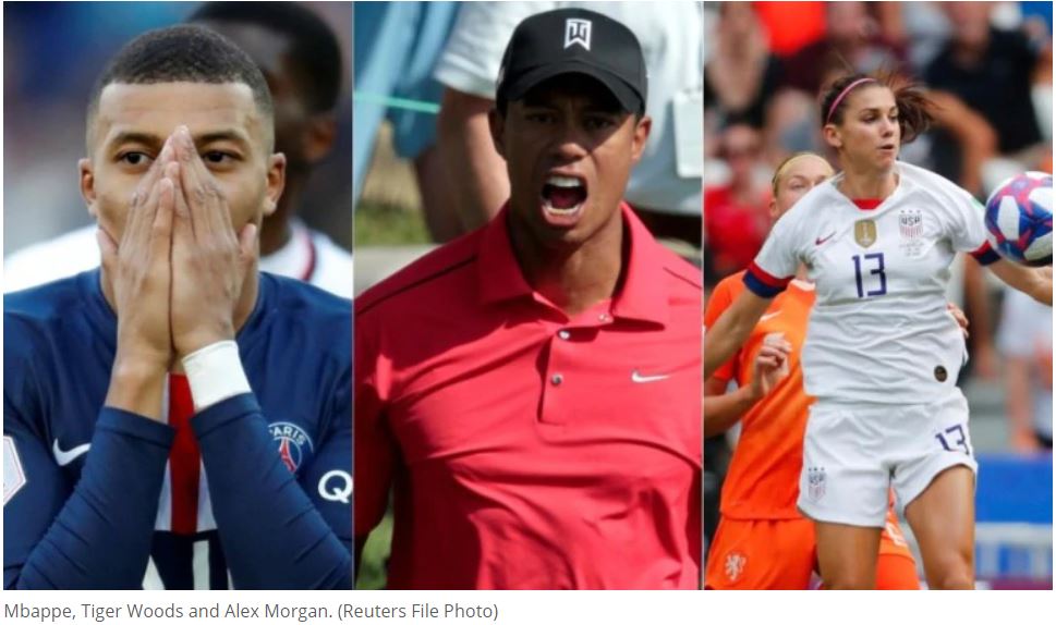 Tiger Woods, Kylian Mbappe and Alex Morgan rally behind George Floyd protests