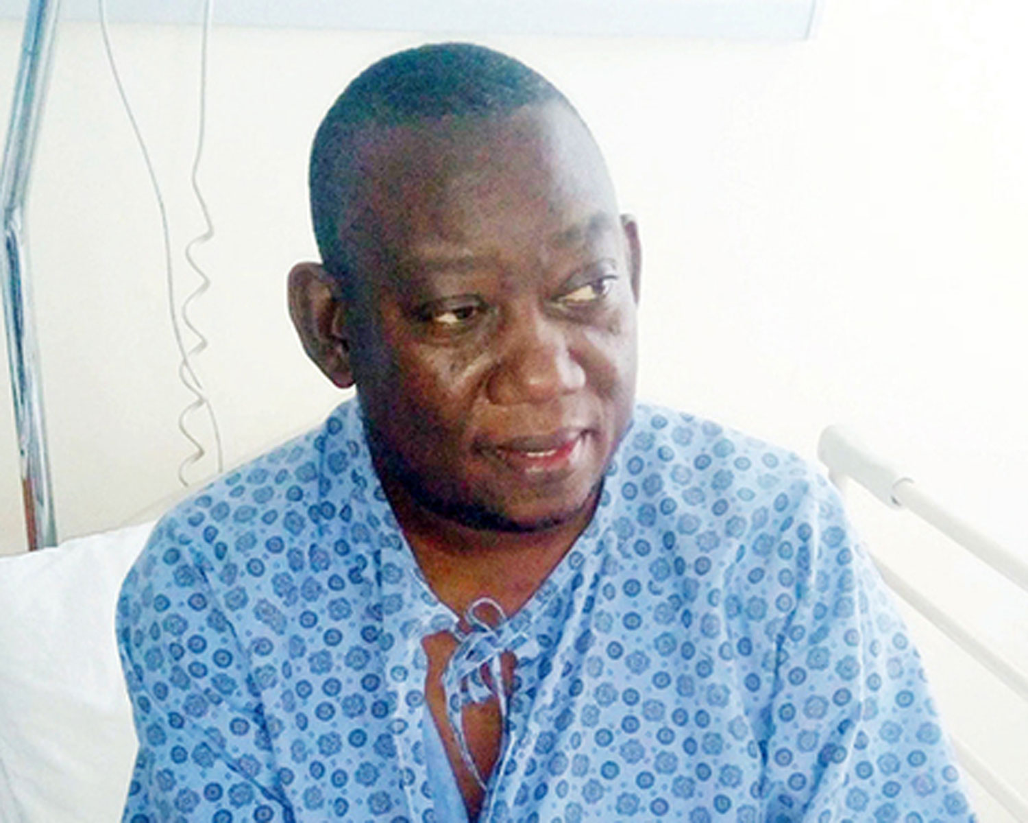 Kato Lubwama escapes from doctor