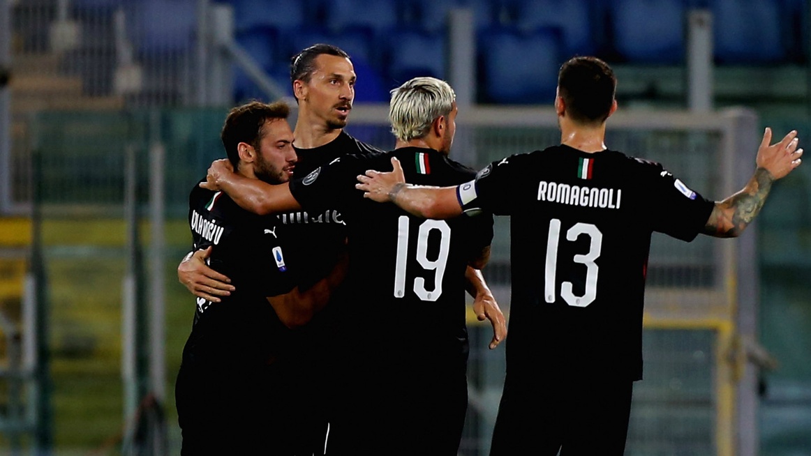Lazio 0-3 Mila: Zlatan Ibrahimovic was on target
