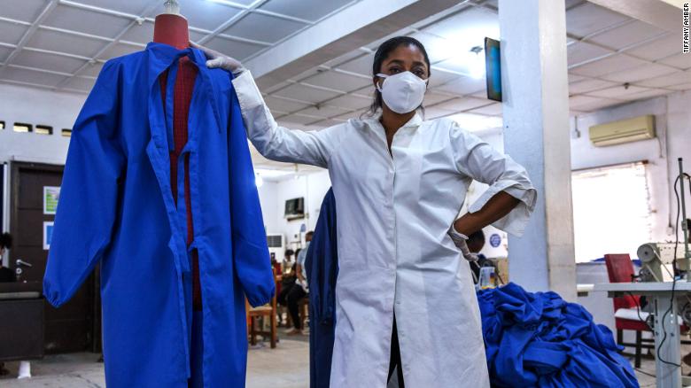 Nigerian fashion label Tiffany Amber swaps couture for PPE