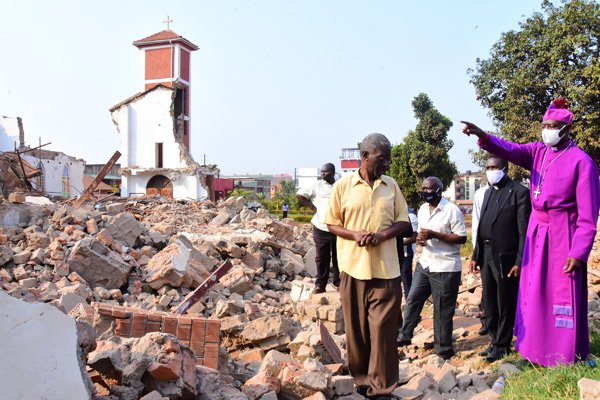 Archbishop Kaziimba to pursue reconstruct Ndeeba church