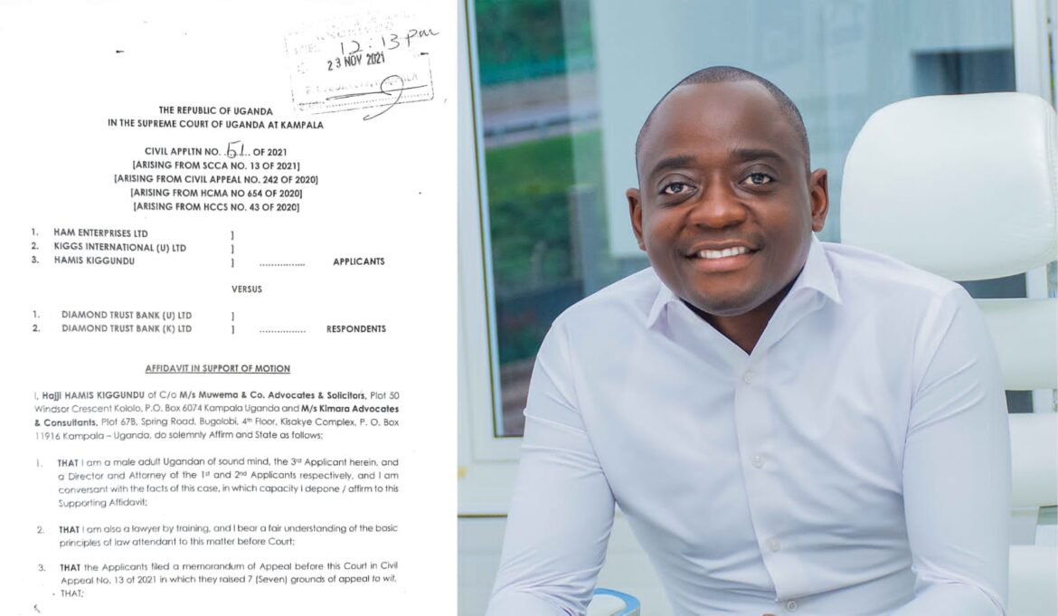 Ham Vs DTB Case: Kiggundu Awaits Judgement Upon DTB Accepting Illegalities